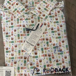 Rhoback Men's Short Sleeve Performance Polo